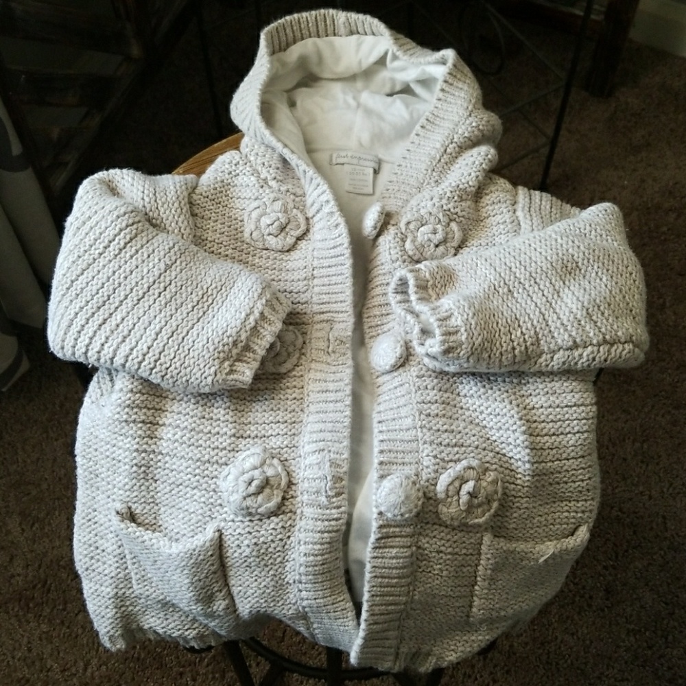 Tan sweater jacket